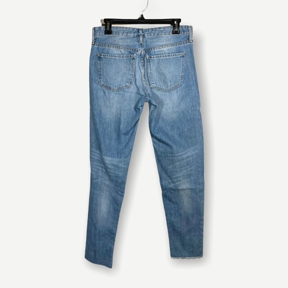 boyfriend crop distressed jeans - Picture 2 of 5